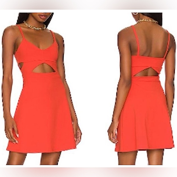 SUSANA MONACO X CUTOUT A-LINE DRESS BLACK SIZE MEDIUM NWT - Picture 3 of 9